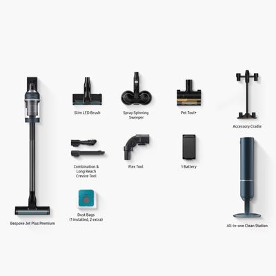 SAMSUNG Bespoke Jet Plus Premium Stick Vacuum Cleaner Cordless 580W 0.5L VS20B958F3B/ST